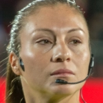 Referee Maria Belen Carvajal