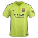 Barcelona Atlètic Third Jersey Segunda División 2014/2015