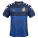 Argentina Second Jersey World Cup 2014