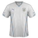 Uruguay Second Jersey World Cup 2014