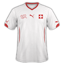 Switzerland Second Jersey World Cup 2014