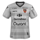 Gazélec Ajaccio Second Jersey Ligue 2 2018/2019 