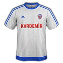 Kardemir Karabükspor Second Jersey Turkish Super Lig 2016/2017