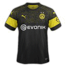 Borussia Dortmund Second Jersey Bundesliga 2018/2019