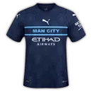 Manchester City Third Jersey FA Premier League 2021/2022