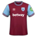 West Ham United Jersey FA Premier League 2024/2025